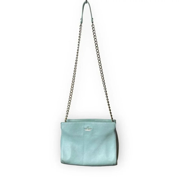 kate spade Emerson Lane Mini Convertible Phoebe Shoulder  Bag Aqua - Picture 2 of 15